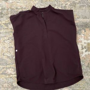 FIGS ESPRESSO SCRUB TOP - XXS top